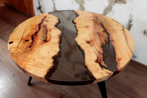 Smoky clear epoxy resin coffee - clear,